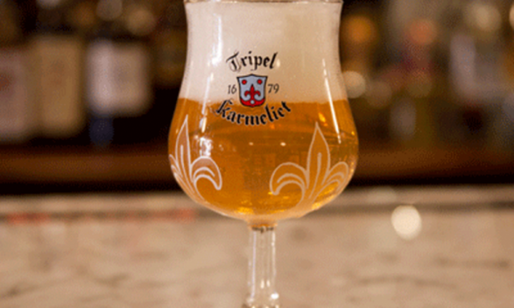 Tripel Karmeliet in glas